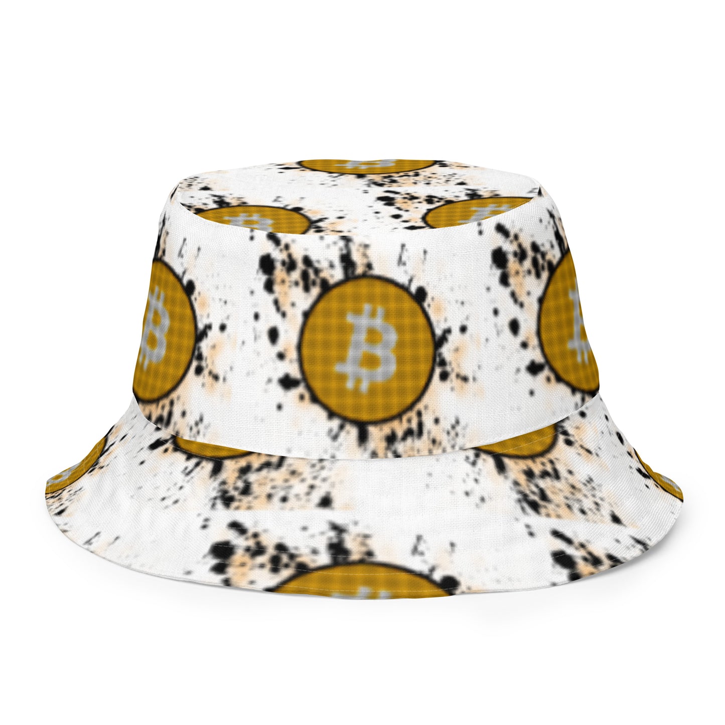 Bitcoin Splash Reversible bucket hat