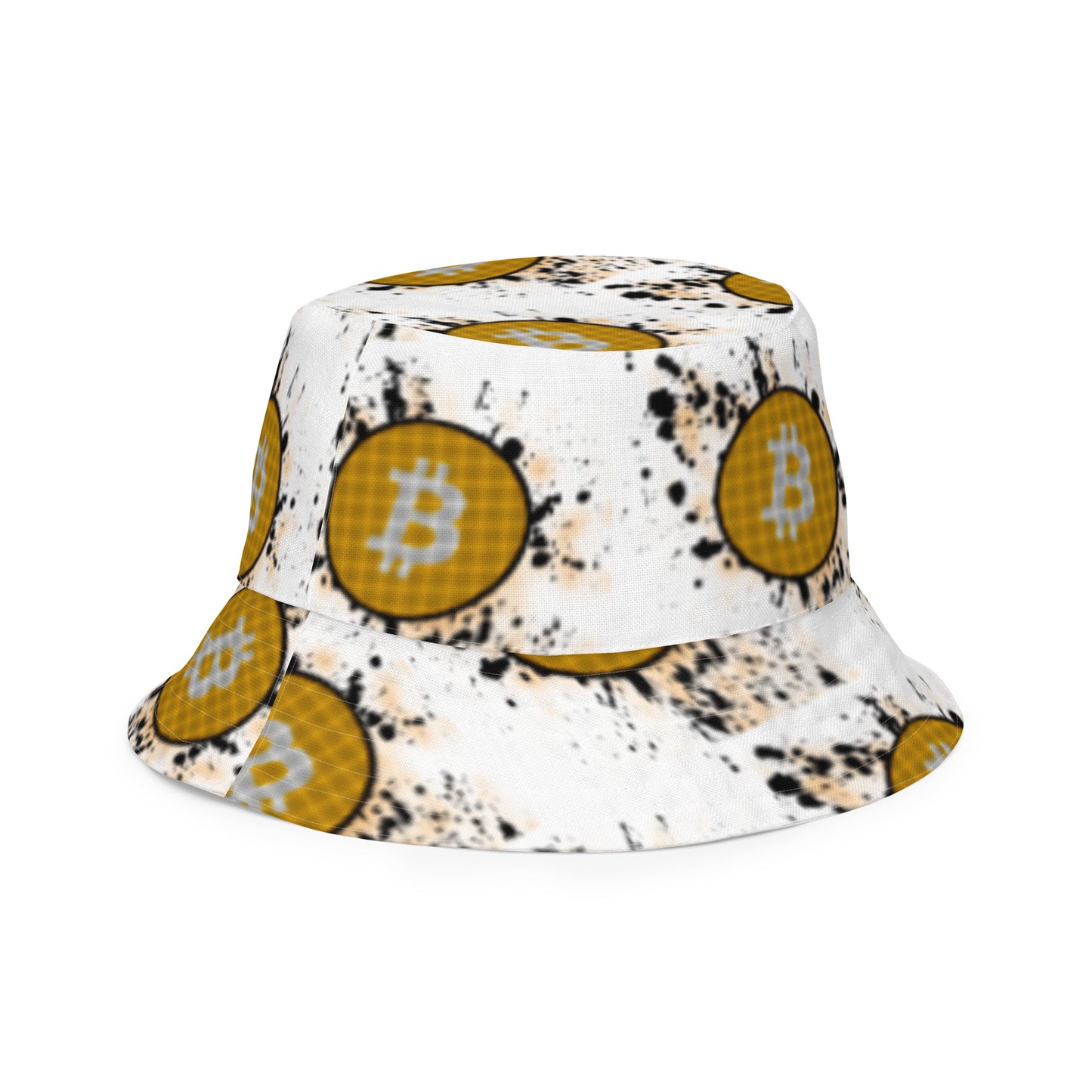 Bitcoin Splash Reversible bucket hat